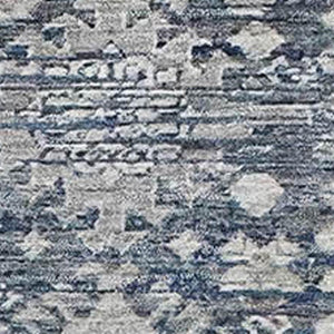 HomeRoots 10' X 14' Blue And Ivory Oriental Washable Area Rug - Stylish, Durable, UV-Protected for Modern Homes 700847