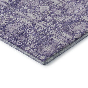 HomeRoots 10' X 14' Stylish Purple & Ivory Oriental Area Rug - Washable, Stain Resistant, UV Protected Design! 700859