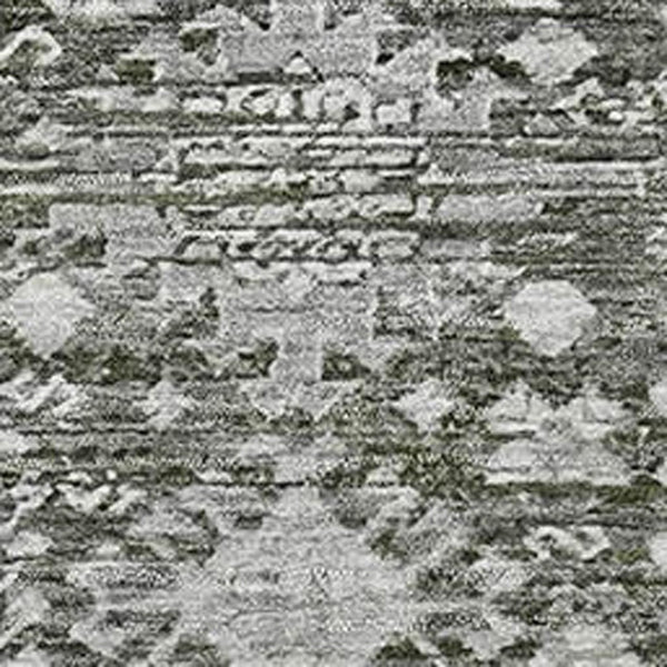 HomeRoots 5' x 8' Pewter and Silver Oriental Area Rug – Durable, Washable, UV-Protected for High-Traffic Spaces 700861