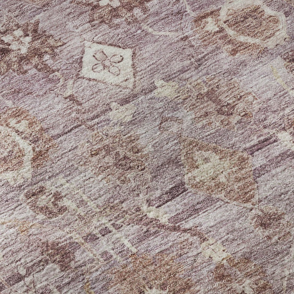 HomeRoots 8' X 10' Blush & Ivory Oriental Area Rug – Durable, Washable, UV-Protected for Elegant Living Spaces 700887