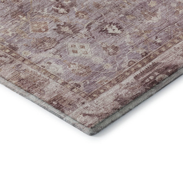 HomeRoots 9' X 12' Blush & Ivory Oriental Area Rug – Washable, UV Resistant & Stylish for High-Traffic Spaces! 700888