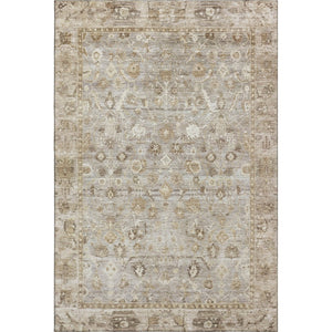 HomeRoots 10' X 14' Taupe And Beige Oriental Washable Area Rug - Stylish, Durable & UV-Protected Perfection! 700925