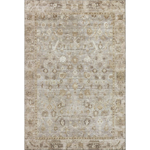 HomeRoots 10' X 14' Taupe And Beige Oriental Washable Area Rug - Stylish, Durable & UV-Protected Perfection! 700925