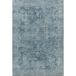 HomeRoots 10' Blue and Gray Oriental Washable Area Rug - UV Protected, Durable, Stain-Resistant for Families 700937