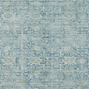 HomeRoots 9' X 12' Blue and Ivory Oriental Area Rug – Washable, UV-Protected, Perfect for High-Traffic Spaces! 700972