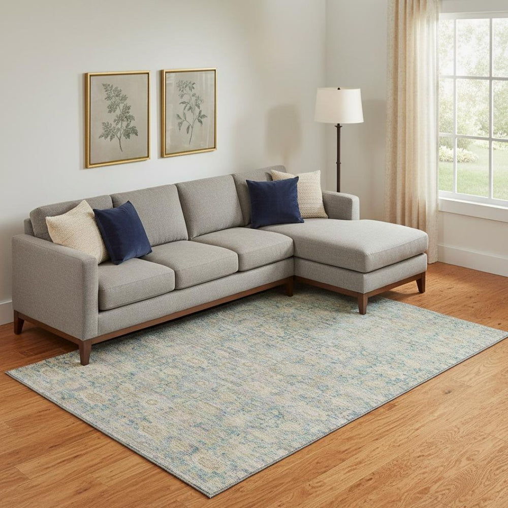 HomeRoots 9' X 12' Coral and Copper Oriental Area Rug - Washable, UV-Resistant, Stylish for Any Home Space! 700978