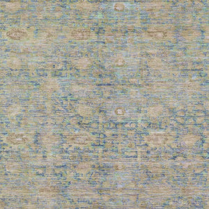 HomeRoots 9' X 12' Coral and Copper Oriental Area Rug - Washable, UV-Resistant, Stylish for Any Home Space! 700978