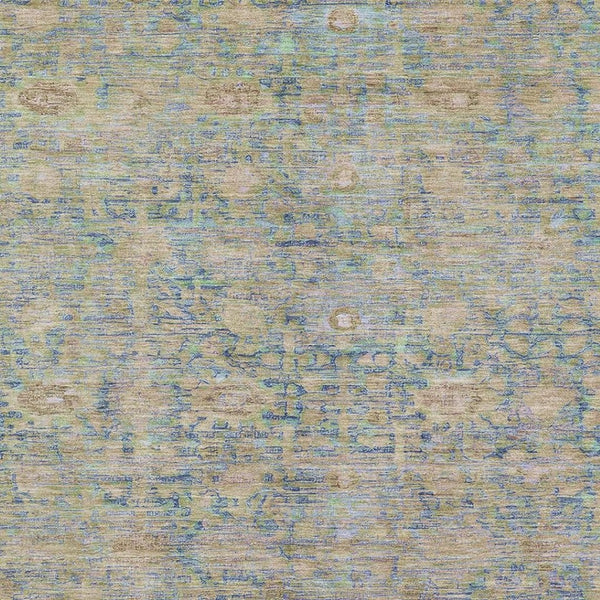 HomeRoots 9' X 12' Coral and Copper Oriental Area Rug - Washable, UV-Resistant, Stylish for Any Home Space! 700978