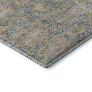 HomeRoots 10' X 14' Coral and Copper Oriental Area Rug - Durable, Stain-Resistant, UV Protected for Kids & Pets 700979