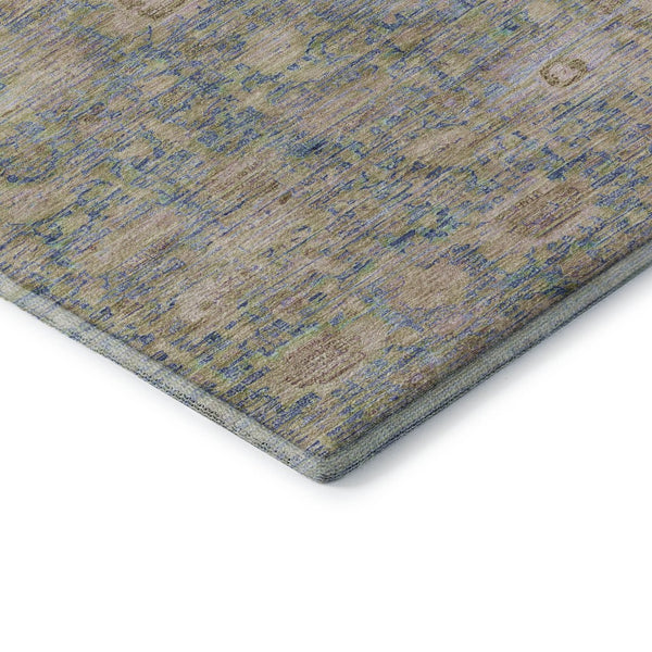 HomeRoots 10' X 14' Coral and Copper Oriental Area Rug - Durable, Stain-Resistant, UV Protected for Kids & Pets 700979