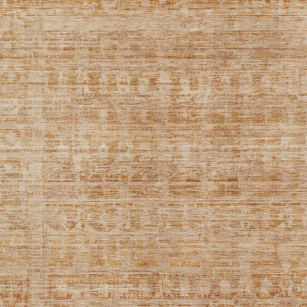 HomeRoots 5' Coral & Peach Oriental Area Rug - Washable, UV Protected, Stain-Resistant for Busy Homes 700987