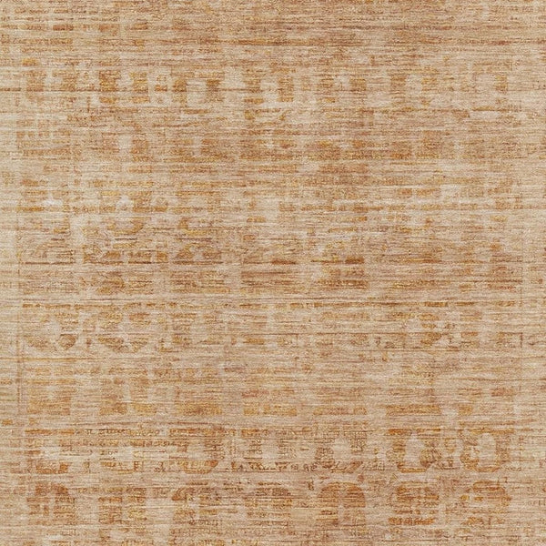 HomeRoots 9' X 12' Coral & Peach Oriental Washable Area Rug - UV Protected, Soft, Stain Resistant, Non-Slip Design 700990