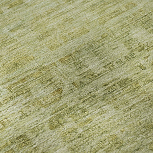 HomeRoots 5' X 8' Sage & Mint Green Washable Oriental Area Rug with UV Protection for Stylish Durability 700993