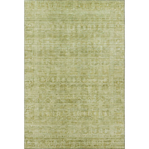 HomeRoots 5' X 8' Sage & Mint Green Washable Oriental Area Rug with UV Protection for Stylish Durability 700993