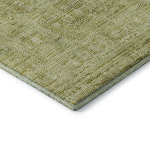 HomeRoots 9' X 12' Sage and Mint Green Oriental Washable Area Rug - Durable, UV Protected, Perfect for Homes! 700996