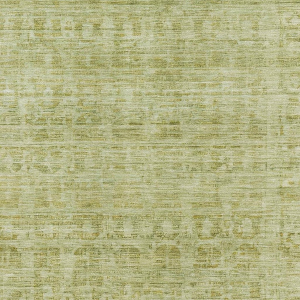 HomeRoots 10' X 14' Sage & Mint Green Oriental Area Rug - Washable, UV Protected, Stylish Durability for Homes 700997