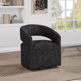 OSP Home Furnishings Devin Swivel Chair Midnight