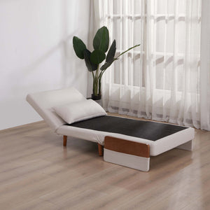 English Elm TRIO Convertible Modular Sleeper Sofa Bed with 3-Level Adjustable Backrest, Silent Hinges, Space-Saver Beige W3391S00011