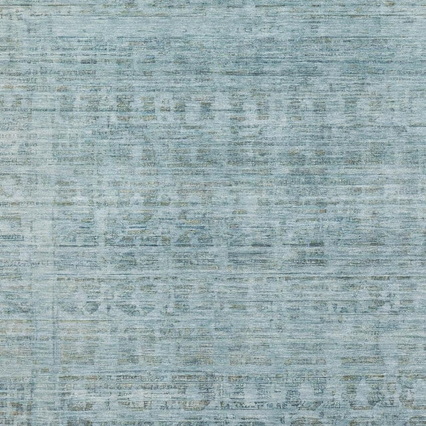 HomeRoots 8' X 10' Sky Blue & Denim Blue Oriental Area Rug - Washable, Stain-Resistant, UV-Protected Design! 701001