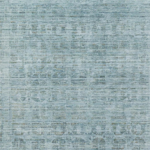 HomeRoots 10' Sky Blue & Denim Blue Oriental Area Rug - Washable, UV Protected, Stain Resistant, Durable Design 701003