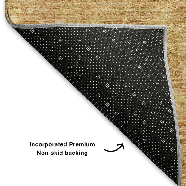 HomeRoots 8' X 10' Salmon & Peach Oriental Washable Area Rug – Durable, UV-Protected, Easy-Care Elegance 701007