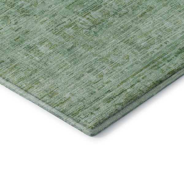HomeRoots 5' X 8' Teal And Pale Aqua Oriental Washable Area Rug - Durable, Stylish, UV Protected & Easy Care 701011