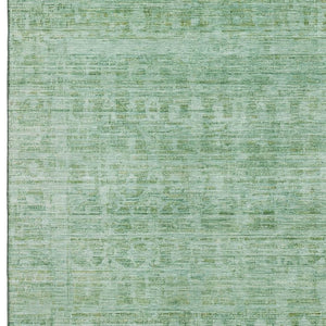 HomeRoots 5' X 8' Teal And Pale Aqua Oriental Washable Area Rug - Durable, Stylish, UV Protected & Easy Care 701011