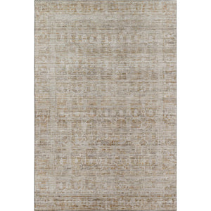 HomeRoots 5' X 8' Elegant Taupe and Beige Oriental Area Rug - Durable, Stain-Resistant, UV Protected Design 701017