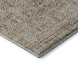 HomeRoots 5' X 8' Elegant Taupe and Beige Oriental Area Rug - Durable, Stain-Resistant, UV Protected Design 701017