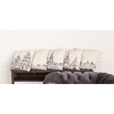 Parisian Cityscape Pillow 7011-1308 Elk Home