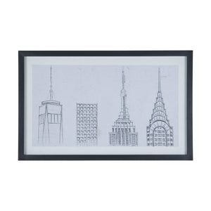 New York Spires Framed Wall Art 7011-389 Elk Home