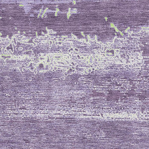 HomeRoots 8' X 10' Purple And Ivory Abstract Area Rug – Stylish, Washable, UV-Protected, and Stain Resistant! 701109