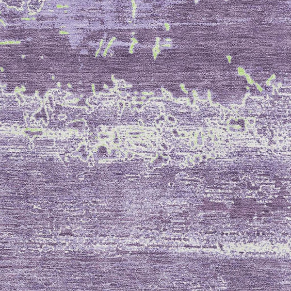 HomeRoots 10' X 14' Purple and Ivory Abstract Area Rug - Stylish, Stain Resistant, UV Protected for Busy Homes! 701111