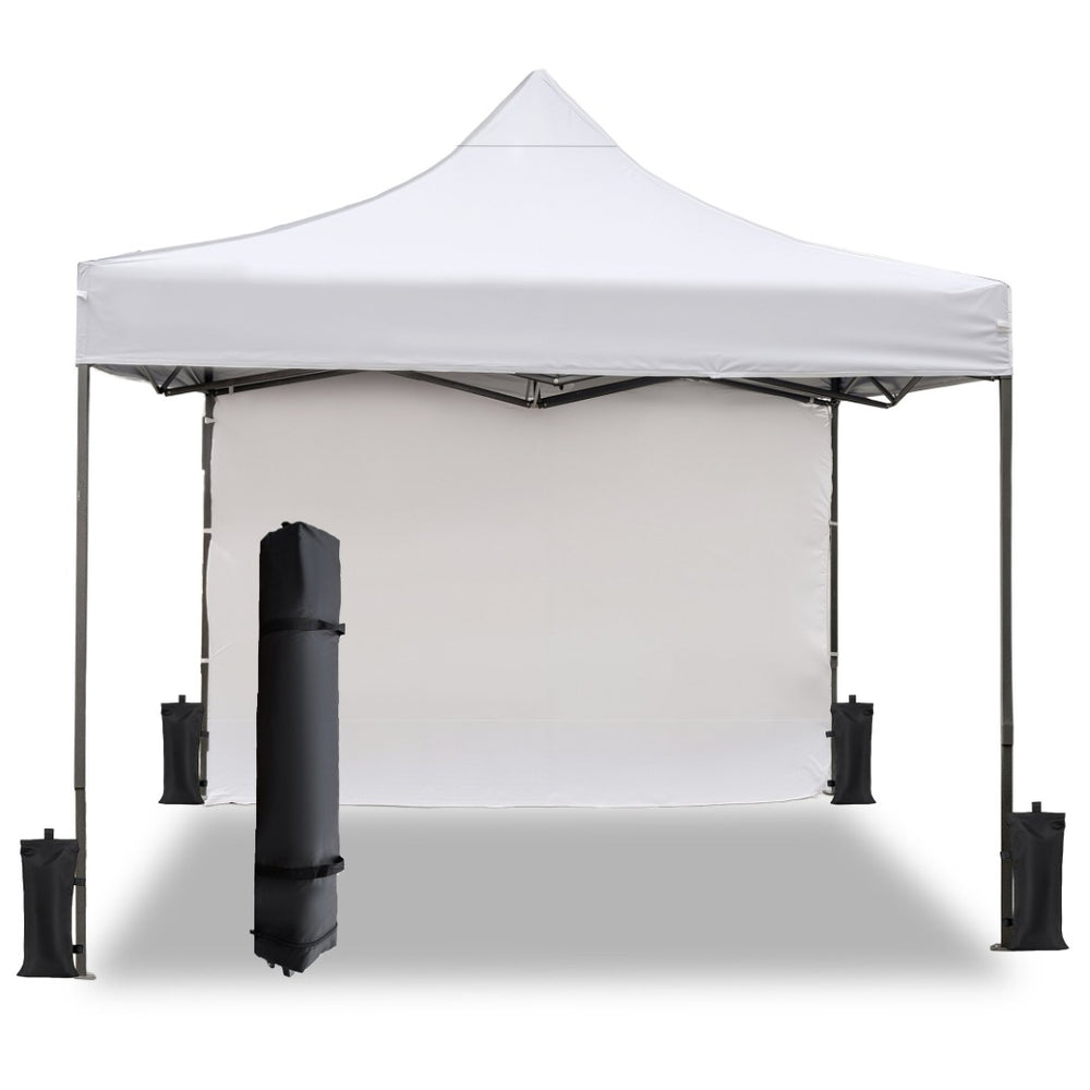 English Elm 10x10 Pop up Canopy Upf 50 Plus Steel Frame Shelter for Markets Beach Camping W2932P453879