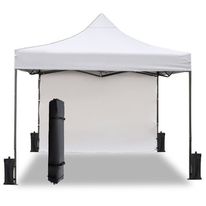 English Elm 10x10 Pop up Canopy Upf 50 Plus Steel Frame Shelter for Markets Beach Camping W2932P453879