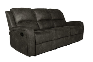 English Elm Recliner Loveseat with Manual Side Handle, Horizontal & Vertical Tufting, Plush Square Arms for Luxury Relaxation Smoke 80 L x 30 W x 26 H B089P240527