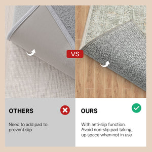 HomeRoots 8' X 10' Washable Floral Area Rug in Brown, Ivory, and Light Green – Durable, Stylish, and Safe! 701253