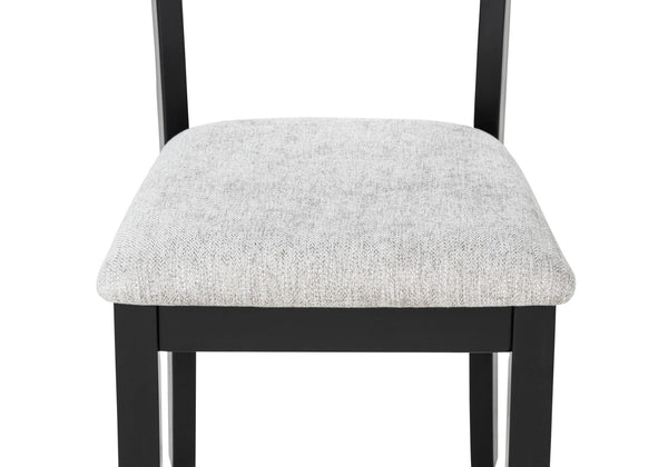 English Elm 6pc Farmhouse Rectangular Dining Set Weathered Gray Wood Slat Back Chairs Bench B2741P411550
