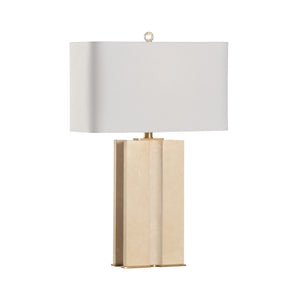 Groove Table Lamp Brown, Gold 70134 Chelsea House