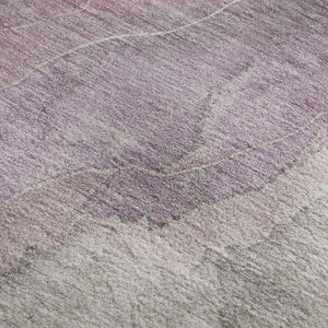 HomeRoots 10' X 14' Blush Gray Floral Area Rug with UV Protection - Stylish, Washable, and Kid-Friendly Design! 701371