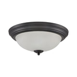 Helena 15'' Wide 3-Light Flush Mount - Black 7013FM/60 Thomas