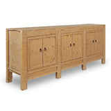 Lilys Antique Six Doors Sideboard (Size And Finish Vary Approx 80"-90" Long) 7014