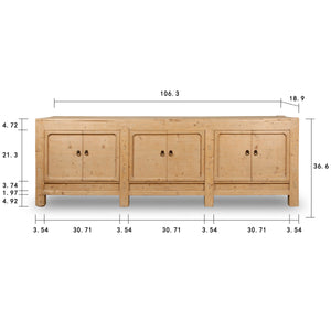 Lilys Antique Six Doors Sideboard (Size And Finish Vary Approx 8-10Ft Long) 7014-XL