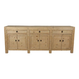 Antique Six Doors Sideboard With Drawers (Size And Finish Vary Approx 8-9Ft Long)