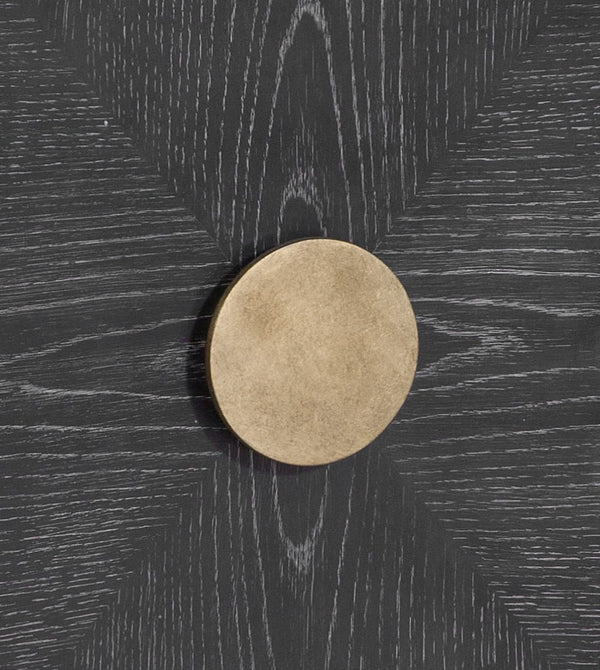 Basset Mirror Jensen Console Table - Modern Glam Design With Gold Accents, Ample Storage & Elegant Finish Black Veneer,Mdf,Rubber Wood 7015-lr-400