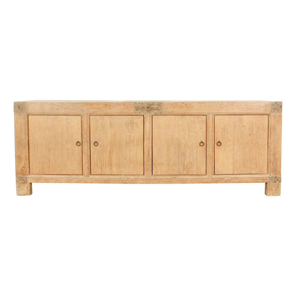 Lilys Antique Wide Sideboard Weathered Natural (Size And Finish Vary Approx 80"-90" Long) 7015-NA
