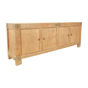 Lilys Antique Wide Sideboard Weathered Natural (Size And Finish Vary Approx 80"-90" Long) 7015-NA