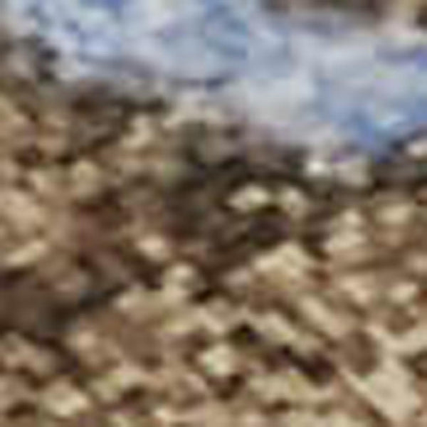 HomeRoots 10' X 14' Stylish Terra Cotta & Blue Abstract Washable Area Rug with UV Protection & Stain Resistance 701509
