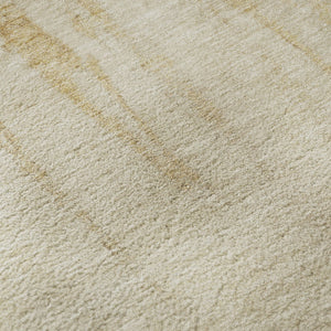 HomeRoots 10' X 14' Gold And Beige Abstract Area Rug - Durable, Washable, UV-Protected for Modern Homes 701521