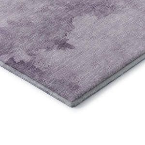 HomeRoots 10' X 14' Modern Lavender & Purple Abstract Washable Area Rug with UV Protection & Stain Resistance 701527